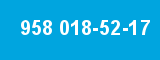 958 018-52-17 958 018-52-17